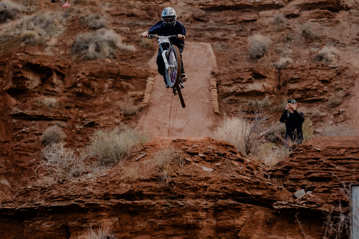 Three Chromag riders.  One of the biggest events in Freeride.