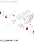 Darco/Lowdown/Reazon/Throwdown Horst/Clevis Pivot Bearing Kit